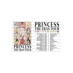 Princess Christmas Svg, The Eras Tour Princess PNG, Princess Comfort Color Png, Princess The Eras Tour Svg, Eras Tour Princess Christmas PNG