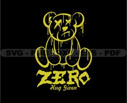 Zero Funk Given Teddy Bear Stretwear, Teddy Bear Tshirt Design, Streetwear Teddy Bear PNG, Urban, DTG, DTF 57