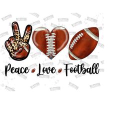 peace love football png, football heart png, football sublimation designs downloads, football png, football png files for sublimation