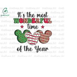 The Most Wonderful Time Of The Year Svg, Foods Xmas Svg, Magical Kingdom Svg, Family Vacation Svg
