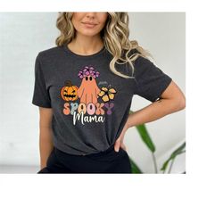 Spooky Mama Halloween Spooky Shirt For Mom, retro spooky mama T-shirt, Spooky Mom Tee, iprintasty halloween, Spooky Shir