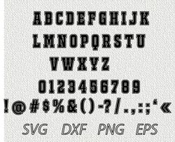 Jackport College Font SVG PNG JPEG  DXF Digital Cut Vector Files for Silhouette Studio Cricut Design