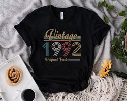 Vintage 1992 Shirt Png, 31st Birthday Gift For Women, 1992 Retro Shirt Png,31st Birthday Woman,31st Birthday Gift For Me