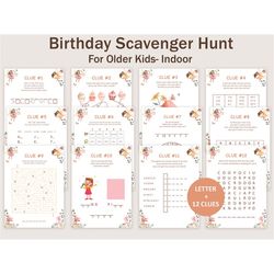 Fairy Scavenger Hunt For Older Kids Fairy Scavenger Hunt For Teens Enchanted Forest Indoor Treasure Hunt Puzzles Game PR
