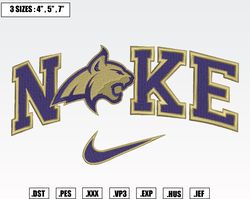 Nike Montana State Bobcats Embroidery Designs, Machine Embroidery Files, NCAA Embroidery Files