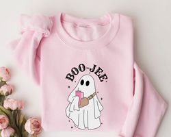 Halloween Ghost SweatShirt Png, Boo Jee Shirt Png, Boo Shirt Png, Spooky Ghost Hoodie, Spooky Season Ghost Sweater, Spoo