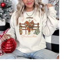 Western Christmas Sweatshirt, Cowboy Christmas T-shirt, Cowboy Christmas Sweater, Cactus Christmas Shirt, Funny Christma