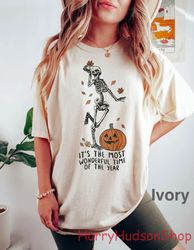 Retro Comfort Colors its the most wondrful time, Halloween Shirt Png, Witch TShirt Png, Gift For Halloween, iprintasty h