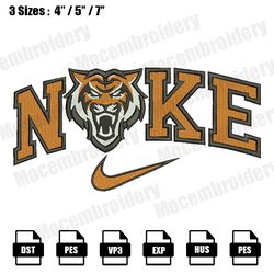 Nike Idaho State Embroidery Designs, NCAA Embroidery Design File Instant Download
