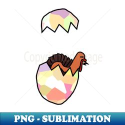 Funny Easter Egg with Thanksgiving Turkey - Exclusive Sublimation Digital File - Unleash Your Creativity