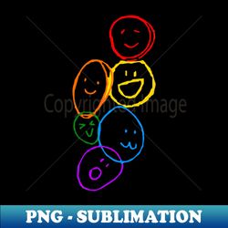 smilies - Decorative Sublimation PNG File - Bring Your Designs to Life