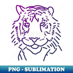 Blue Tiger - Premium Sublimation Digital Download - Perfect for Personalization