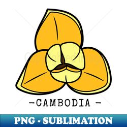 Cambodia Country Flower - Romduol - Unique Sublimation PNG Download - Perfect for Creative Projects