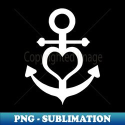 Love Anchor- loving couple couples maritime gifts - Instant PNG Sublimation Download - Perfect for Personalization