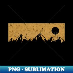 Mountains - Golden - Instant Sublimation Digital Download - Unleash Your Creativity