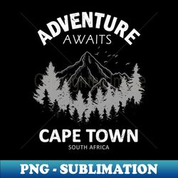 Cape Town South Africa - Aesthetic Sublimation Digital File - Enhance Your Apparel with Stunning Detail