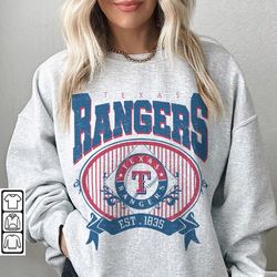 90s Vintage Texas Rangers Shirt, Texas Baseball Sweatshirt Jersey Champions, MLB Texas Rangers Baseball T-shirt 2610 LTR