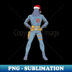 Christmas Cobra Commander - Artistic Sublimation Digital File - Perfect for Personalization