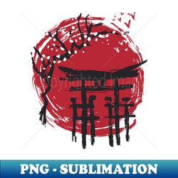 Japanese Art - Torii - Vintage Sublimation PNG Download - Revolutionize Your Designs