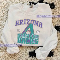 Vintage Arizona Diamondback Sweatshirt, Diamondbacks EST 1998 Sweatshirt, Arizona Baseball Shirt, Retro Diamondbacks Shi