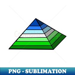 Pyramid Pride - Decorative Sublimation PNG File - Bring Your Designs to Life