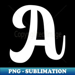 Letter A - PNG Transparent Digital Download File for Sublimation - Bring Your Designs to Life
