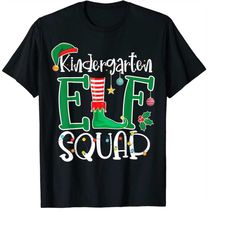 Kindergarten ELF Squad Funny Christmas ELF Kids Teacher PNG