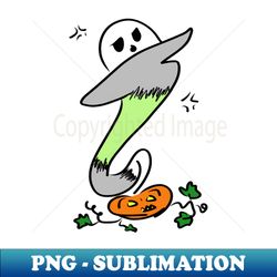 Agender Pride Pumpkin Ghost - Elegant Sublimation PNG Download - Perfect for Personalization