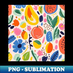tropical fruits pattern - instant sublimation digital download - unleash your inner rebellion