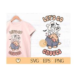 Halloween svg, Let's Go Ghouls, Potion with ghosts svg, Svg for shirts, Sublimation
