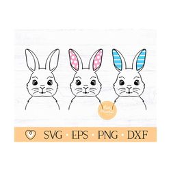 Bunny svg, Easter Bunny svg, Bunny Face svg, Rabbit svg, png file