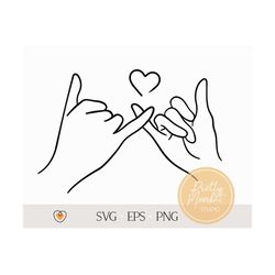 Best friend svg, Pinky promise svg, Besties svg, png files