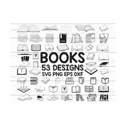 Open book svg, book clipart, books svg, school svg, school c - Inspire  Uplift
