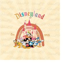 disneyland est 1955 svg, Disneyland Text SVG, Customize Family Trip SVG, Mouse SVG, Vinyl Cut File, Svg, Pdf, Jpg, Png,