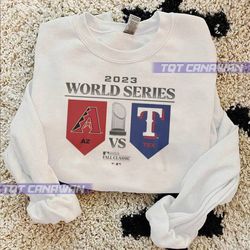 Vintage Texas Rangers Vs Arizona Diamondbacks World Series Match Up Shirt, Texas Rangers Baseball Shirt, Texas Baseball