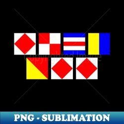 Maritime Nautical Flag Alphabet Secret Message FUCK OFF - Exclusive Sublimation Digital File - Perfect for Sublimation Mastery