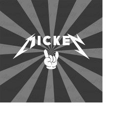 Mickeyy rocker svg, Rock n Roll Mouse SVG, metallica svg, magcal svg, Vinyl Cut File, Svg, Pdf, Jpg, Png, Ai Printable D