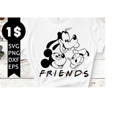 mickey and friends svg, mickey and friends png, dxf eps