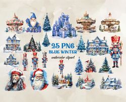 25 Png Blue Winter, Christian Christmas Svg, Christmas Design, Christmas Shirt, Christmas 12
