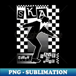 Dancing Man Black And White Checkered - High-Quality PNG Sublimation Download - Spice Up Your Sublimation Projects