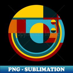 Geo Circles - Modern Sublimation PNG File - Perfect for Sublimation Mastery