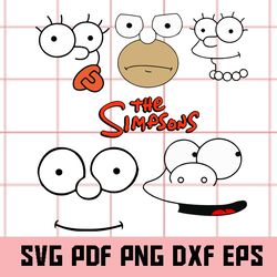 The Simpsons Svg, The Simpsons Png, The Simpsons Eps, The Simpsons Clipart, The Simpsons Digital Scrapbook, The Simpsons