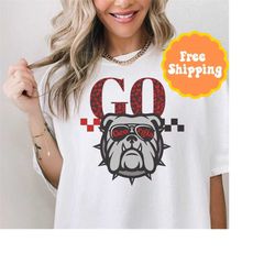 Go Bulldogs tshirt georgia svg bulldog mascot tailgate clothing game day apparel gifts alumni college days friday night
