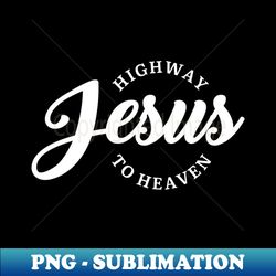 Highway Jesus - Unique Sublimation PNG Download - Enhance Your Apparel with Stunning Detail