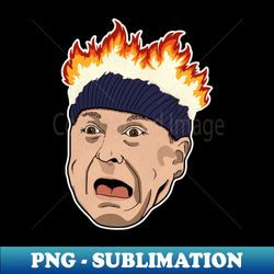 Harry Lime Gets Torched - Retro PNG Sublimation Digital Download - Boost Your Success with this Inspirational PNG Download