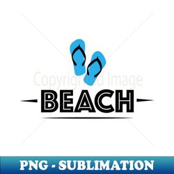 Beach Boy Men Sand Flip Flops - PNG Transparent Digital Download File for Sublimation - Unlock Vibrant Sublimation Designs