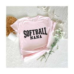 Softball Nana Svg, Softball Svg, Softball Fan Svg, Softball Nana T-Shirt Svg, Softball Family Svg, Cheer Nana Svg, Softball Season Svg