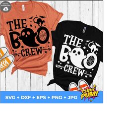 The Boo crew svg, Ghost svg, Halloween shirt svg, Halloween mug, Halloween svg cut files, Halloween Family Shirts, svg files for cricut