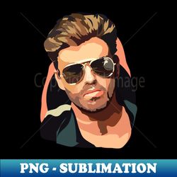 george michael - Modern Sublimation PNG File - Capture Imagination with Every Detail
