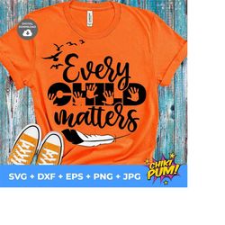 Every Child Matters svg, Orange Shirt Day, cut file Cricut, Silhouette svg eps png jpg dxf, Instant Download